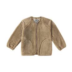 Liewood Calina fleece jacket - brown - Y 5