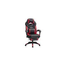 Ergonomisk kontorstol i sort og rød