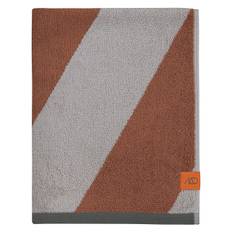Diagonal Håndklæde, Brick, 50x90 cm