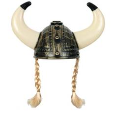 Fasching Kostüm Wikingerhelm Wikinger Helm Häuptlinghelm 60 cm