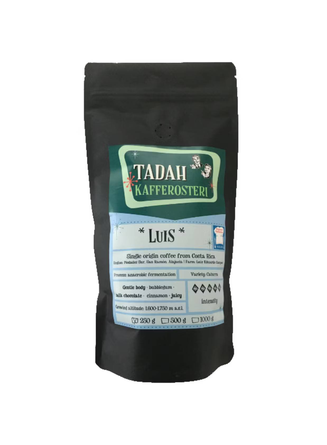 Tadah Kafferosteri Luis kaffebönor 250g