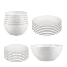 Servis set Skål, Tallrik & Assiett Cult Design Orient Vit 19 delar