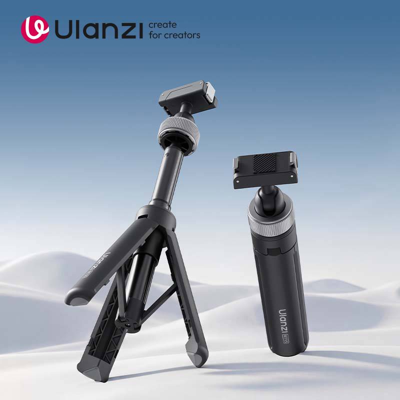 Ulanzi MT95 Portable Mini Tripod Selfie Stick for DJI Osmo Action 6/Nano 5/4/3 for Insta360 X5/X6 for Gopro Tripod for Vlog