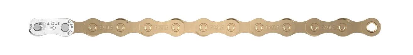 Sram Eagle S500 Kedja Gold, 12-växlar, 126 länkar