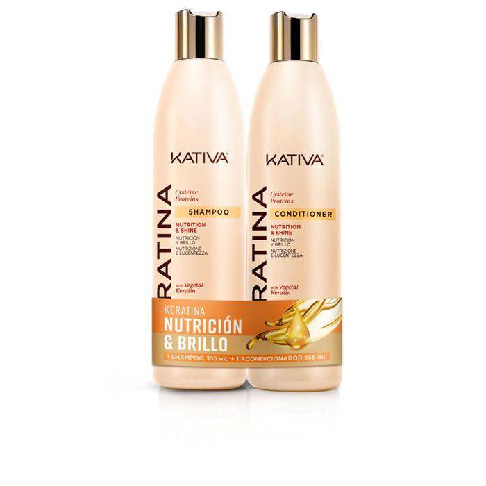 Kératine KATIVA KERATINA KIT SCHAMPOO 355 ML + BALSAM 355 ML