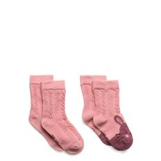 MINYMO Baby Socks (2-Pack) |Rosa |19\22