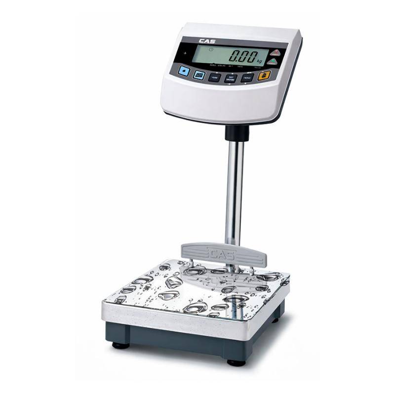 Bänkvåg med stolpdisplay – CAS BW (15 kg (5 g noggrannhet), Med batteri)