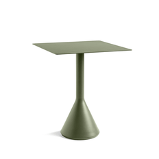 HAY Palissade Cone Table - 65x65cm. - Olive