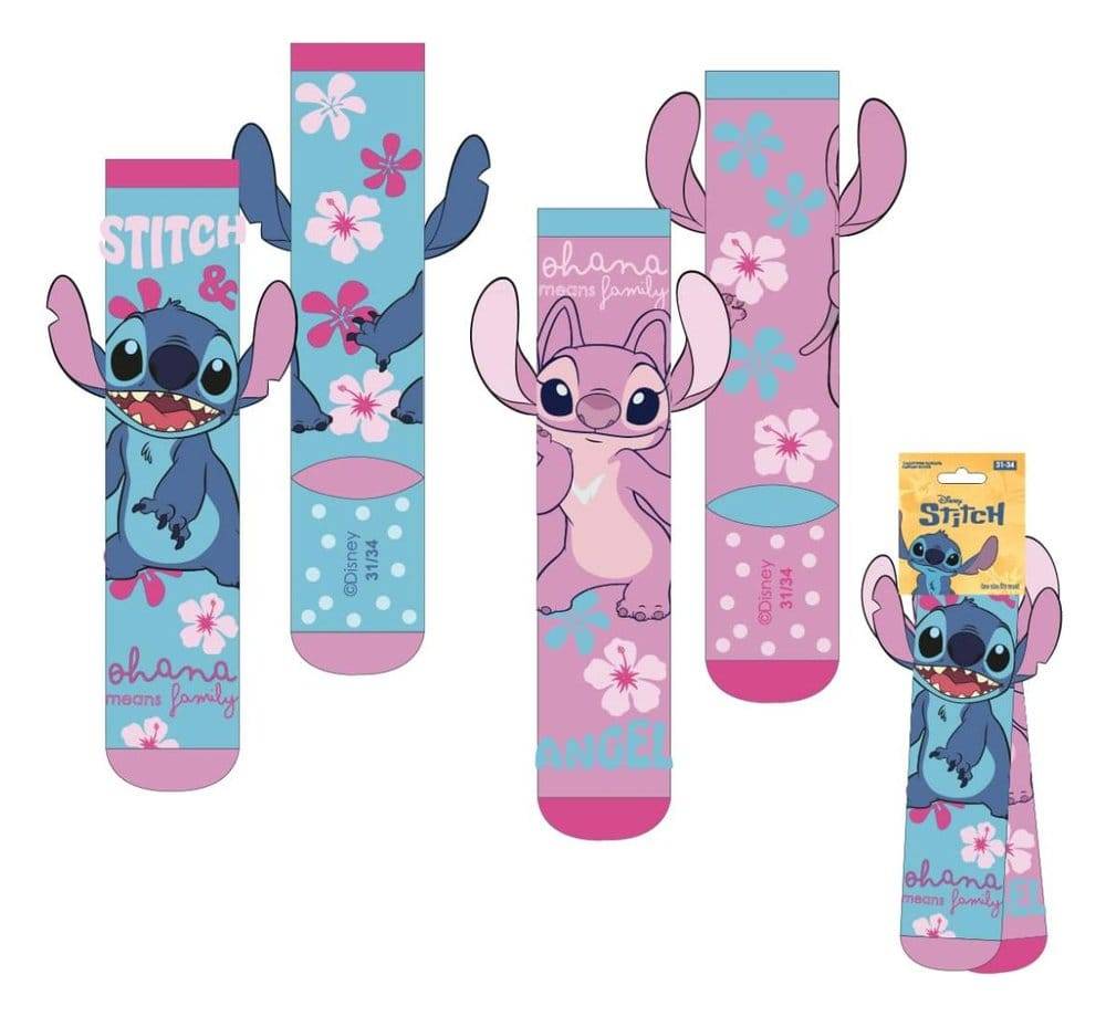 Lilo & Stitch Strumpor med Applikationer Stitch Storlek 27-34