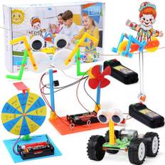 JoyJoyful Experiment för barn från 8 9 10 11 12, STEM Robot byggsats leksak, gåva från 8–14 år pojkar byggsats leksaker, elektronik byggsats, experimentlåda, elektrisk byggsats