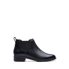 Clarks Clarks Black Leather Havisham Top Boots