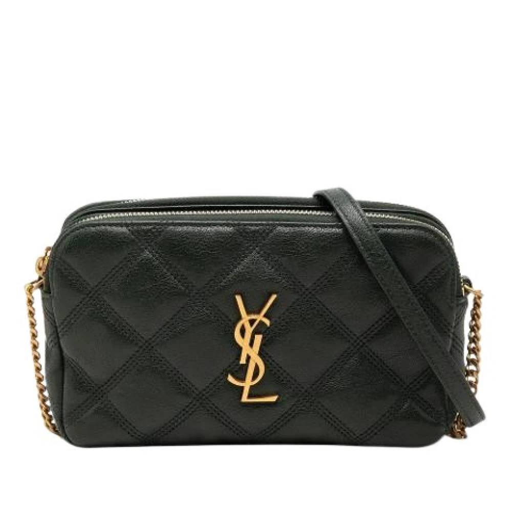 Yves Saint Laurent Vintage - Pre-owned Becky Double Zip Crossbody Vintage - Dam - ONE Size - Läder