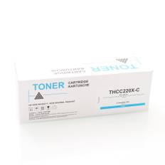 'kompatibel toner (med chip) til hp 220x w2201x cyan color laserjet pro 4202dn 4202dw mfp 4302dw 4302'