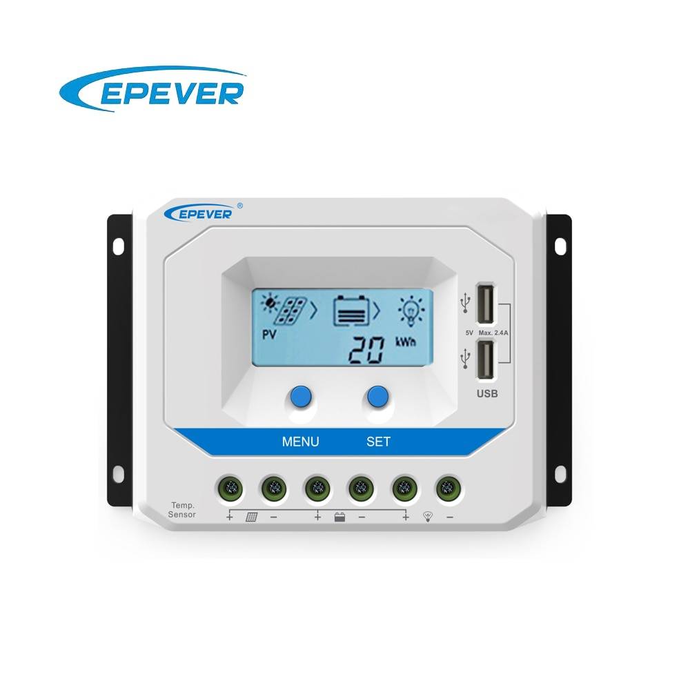 Viewstar 10a 20a 30a 45a 60a vs1024au vs 2024au vs3024au vs4524au vs6024au 12v 24v epsolar regulator för sol laddningsregulator - Vs1024au
