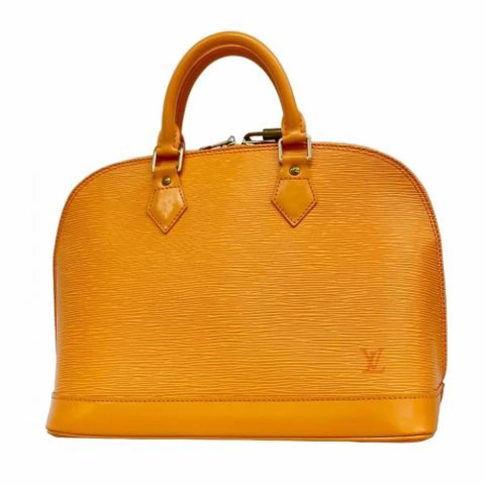 Louis Vuitton Vintage Pre-owned Vintage Håndtaske - Vintage - Dame - Orange - ONE SIZE - Læder