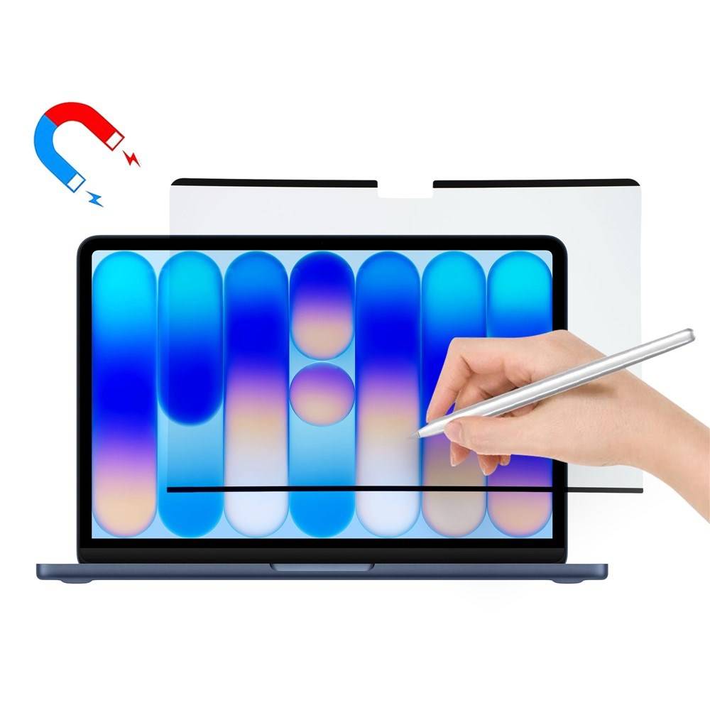 MacBook Neo 13 A18 Pro (2026) Skærmbeskyttelse - Magnetisk Funktion - Gennemsigtig