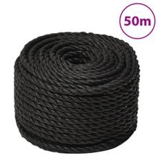 Rep svart 24 mm 50 m polypropen