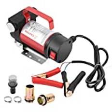 överföringspump, oljesugpump, bärbar 12 V DC--överföringspump, dieselpump 12 V självsugande, tunga lastbilar 40 l/min för bilar, motorcykelfordon