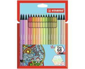 Stabilo Pen 68 18-pack Trend