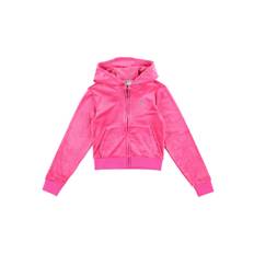 Juicy Couture Kids - hoodie med dragkedja - barn - Elastan/polyester - 12-13 - Rosa