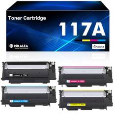 117A Color Laser MFP 178nw Toner Set Kompatibel für HP Color Laser MFP 179fwg 150nw 179fnw 150a 178nw 178 179 150 W2070A W2071A W2072A W2073A Tonerkartusche Schwarz Cyan Gelb Magenta 4er-Pack