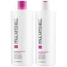 Paul Mitchell Duo: Strength Super Strong Daily Shampoo Salon Size 1000ml & Daily Conditioner Salon Size 1000ml