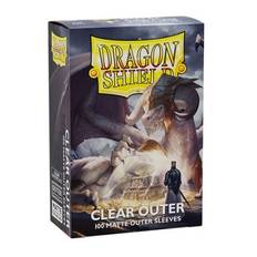 Dragon Shield - Standard Size Outer Sleeves 100pk - Matte Clear