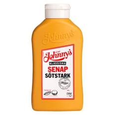 Johnny´s Sennep 500 gr. <br /> Grov Stærk