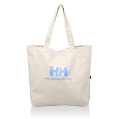 Helly Hansen Organic Cotton Logo Tote Vertical Shoulder Pale Blue Bag, Large, Tote, Bag, Unisex, HY92320,