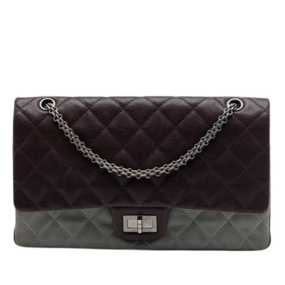 Chanel Vintage Pre-owned Reissue 2.55 Skuldertaske - Vintage - Dame - Flerfarvet - ONE SIZE - Uld