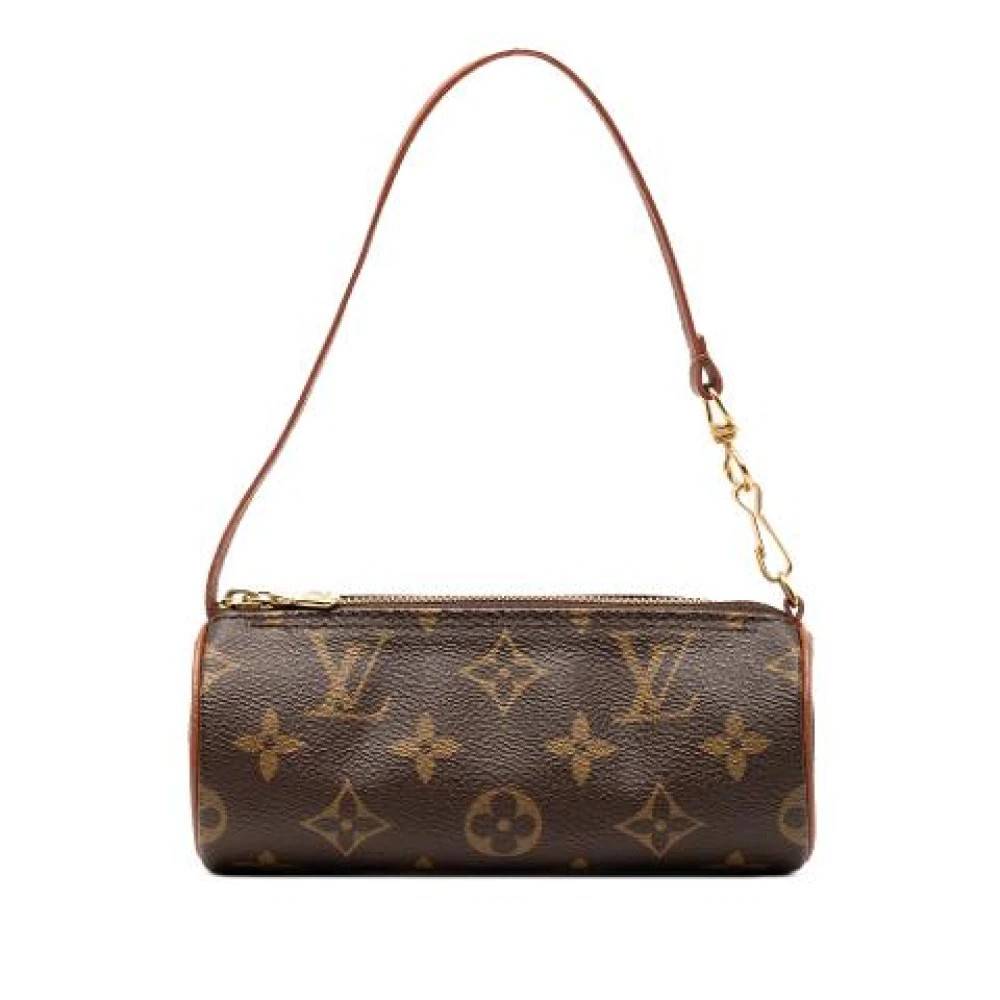 Louis Vuitton Vintage Pre-owned Pochette Papillon - Vintage - Dame - Brun - ONE SIZE - Læder