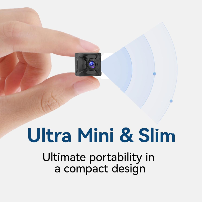 Wireless Mini Camera Night Vision WiFi IP/AP Remote Monitor Rechargeable Battery Motion Detection Portable Camcorders Home