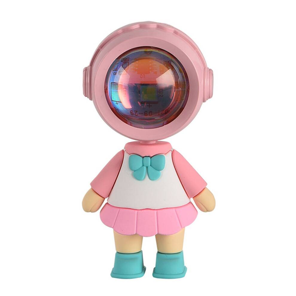 Robot Nattlampa USB LED RGB Stämningslampa Plast