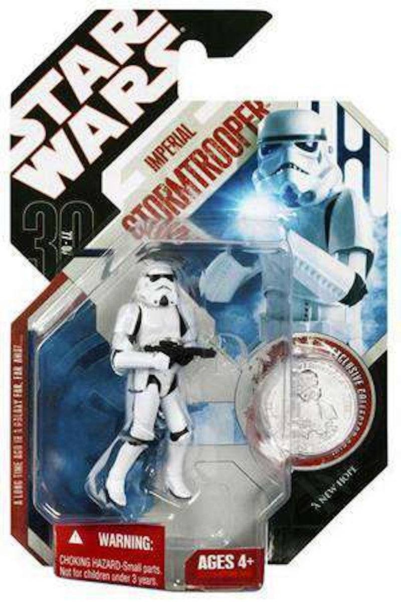 Hasbro Star Wars 30th Anniversary Imperial Stormtrooper Removable Helmet Action Figure