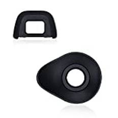 JJC Eyecup 2-pack gummiokular för Nikon D750 D610 D600 D7200 D7100 D7000 D5100 D5000 D90 D80 D70S D70 D60 D300s D30 Ersätt Nikon DK-DK-DK-DK-DK-DK-DK-DK-DK-DK-DK-21 DK-23 ögonkopp