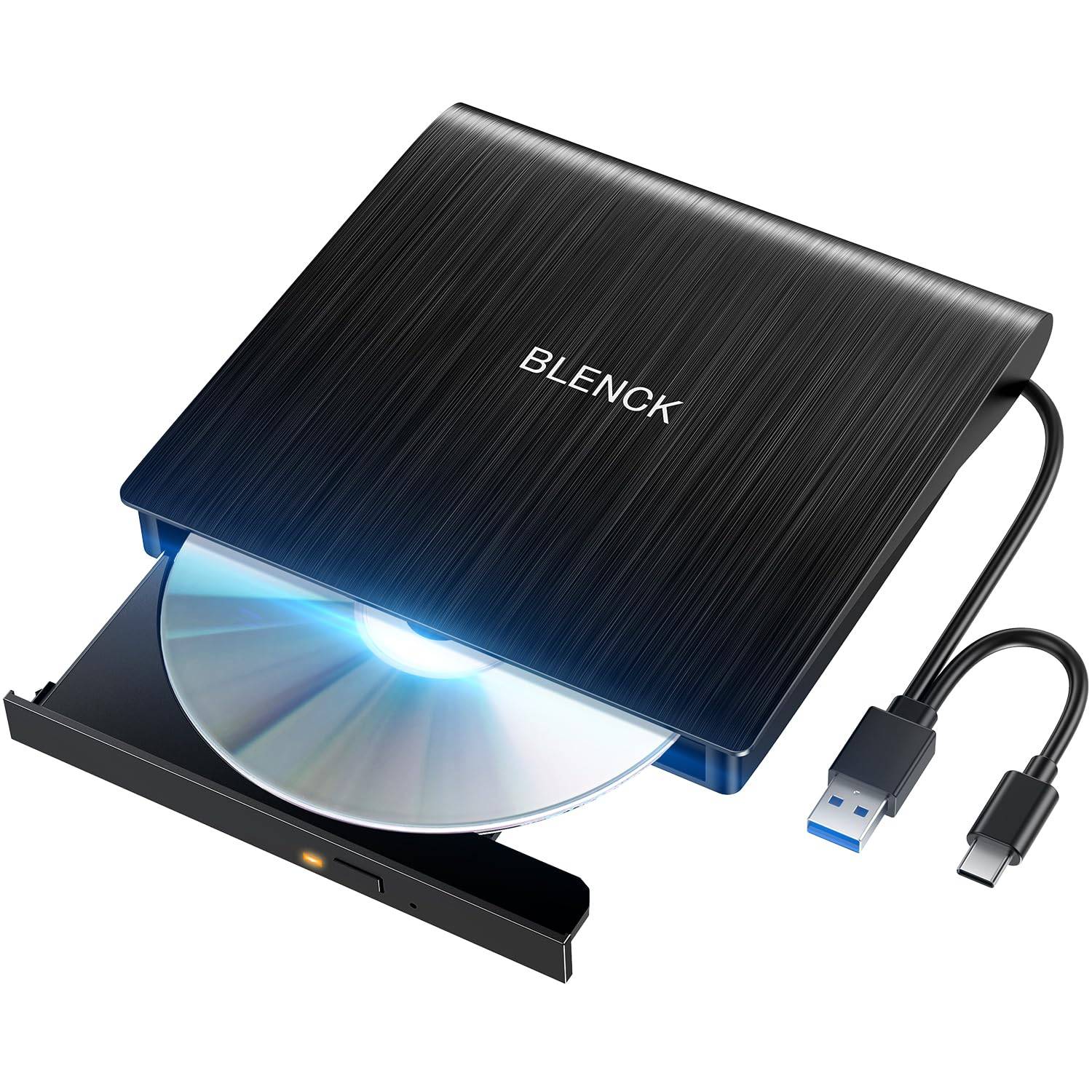 External DVD Drive Innovative High Speed CD Drive External DVD Player Ultra Quiet Optical External DVD Drive CD Drive External PC External Lightweight svart