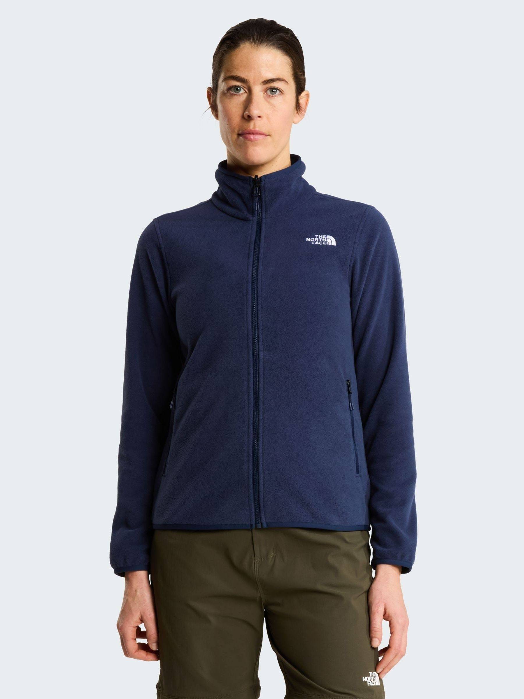 The North Face The North Face Blue Marl Glacier Full Zip Fleece