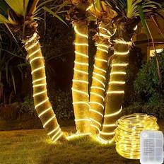 1 st vattenrörsslingor, 8 lägen Vattentäta utomhus LED koppartrådsljus, för trädgårdsdekoration, LED koppar Fairy Pipe slingljus för fest, trädgård, i - Genomskinlig (Multi-size)