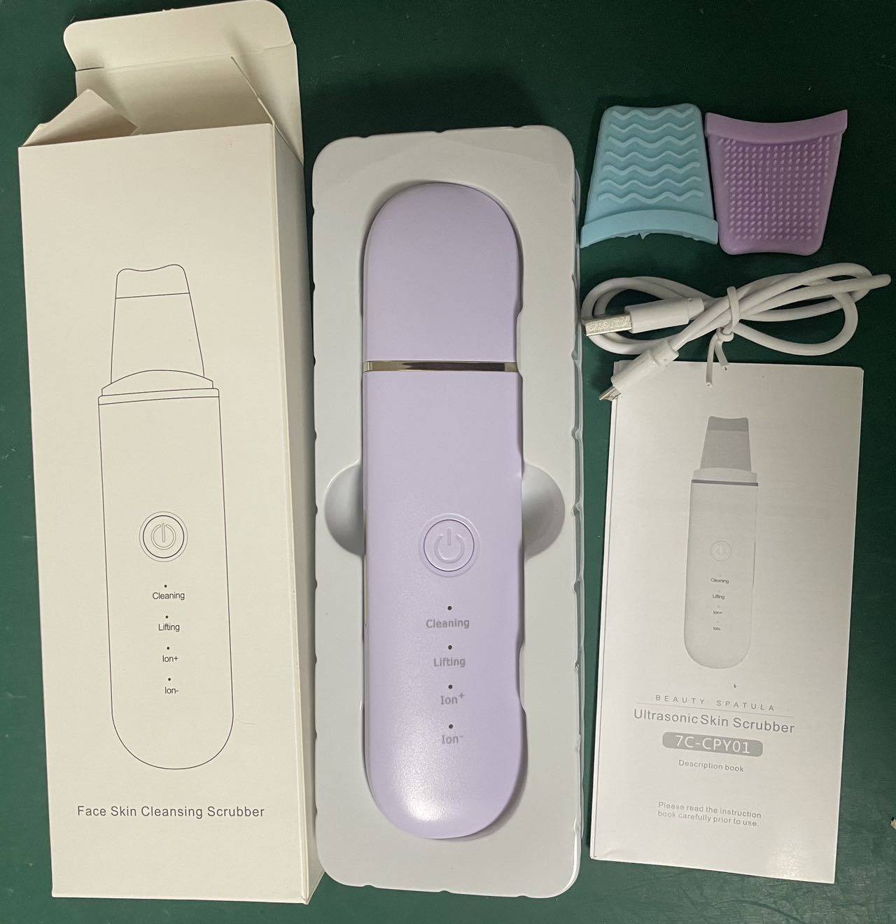 Ultrasonic Skin Spatula Pro - Professional Pore Cleaner & Blackhead Remover, Facial Cleansing Device with for Home Salon Use