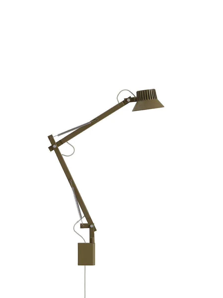 Dedicate S2 Væglampe fra Muuto Brown Green - Jacobsen Plus