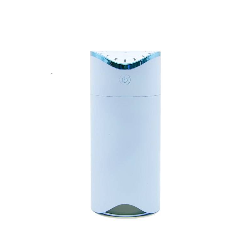 Mini cup luftfuktare ultraljud cool dimma arom diffusor med färg led ljus för kontorsbil umidificador mist maker fogger - Blå