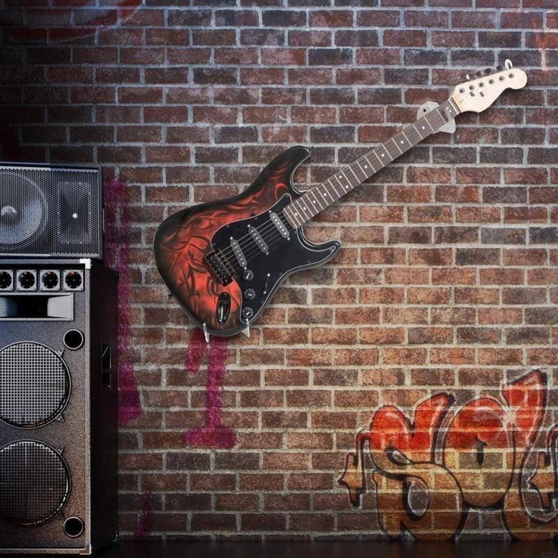 Väggmonterad Gitarrhängare Krok för Elektrisk Akustisk & Basgitarr Ukulele Banjo X3UC