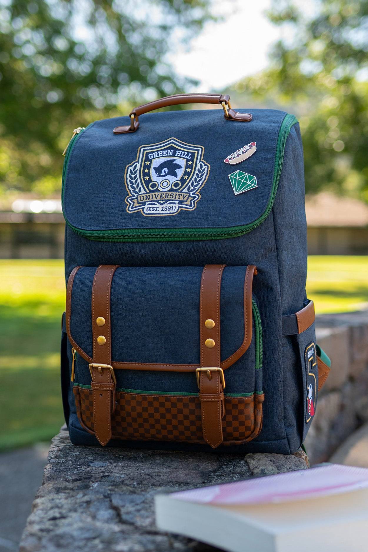 Sonic the Hedgehog: Back to Campus - Green Hill University Backpack - Default Title