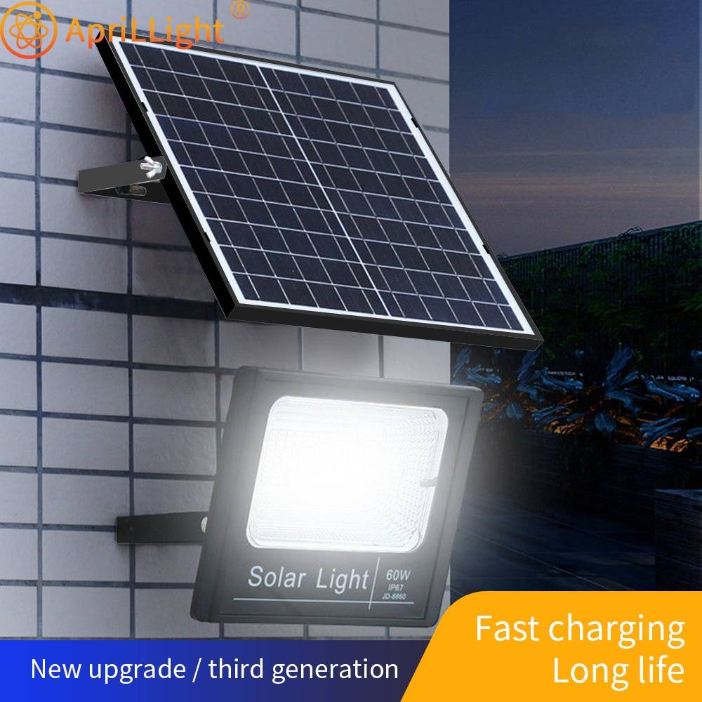 300w 200w 100w led solar ljus utomhus vattentät ip67 trädgårdsgång landskap spotlight vägglampa led solar ljus projektorlampa