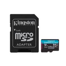 Kingston MicroSDXC Canvas Go! Plus 64GB V30 170/70MB/s + SD-Adapter