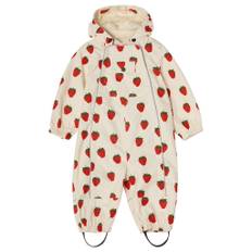 Kuling Milano Overtræksdragt Med Skal Strawberry 74 cm  Hvid  74 cm  unisex