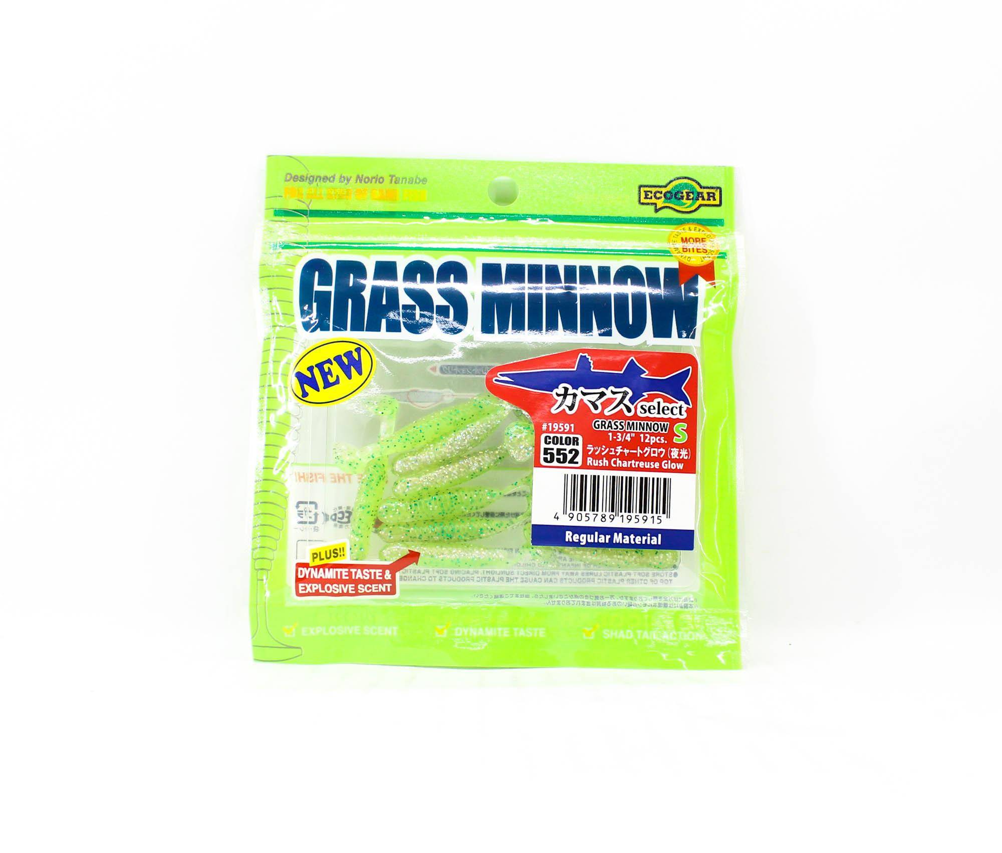 Sale Ecogear Soft Lure Grass Minnow S 1-3/4 Inch 12/pack 552 (5915)