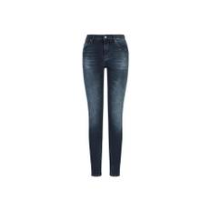 Armani Exchange, Jeans, Dame, Blå, W25, Bomuld, Super Skinny Mile High Jeans