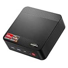 BOSGAME Dual LAN P4 Mini PC Windows 11 Pro, AMD Ryzen 7 5700U (8C/16T, upp till 4,3 Ghz) 16 GB DDR4 512 GB SSD Mini-PC Dual Channel, 4K@60Hz Triple Display Mini Desktop Computers Wi-Fi 6E/BT 5.2/USB4