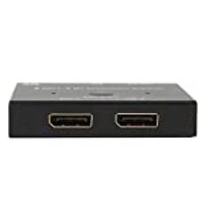 DP 1.4 Switcher 8K DisplayPort Switcher Converter, Bidirectional 1in2 Out 2 Datorer 1 Monitor Switcher, 2X1 eller 1X2 8K@30Hz 4K@120Hz 2K@144Hz DisplayPort 1.4 Splitter för OS X, för Windows